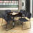 Kee 36" L Round Breakroom Table and Chair Set-73411780-73411781