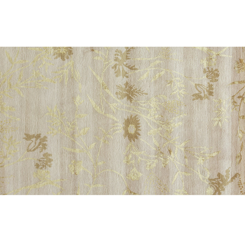Floral Area Rug, Rectangle 4' x 6'