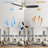 48" Alcides 3 - Blade LED Smart Flush Mount Ceiling Fans with Light-1635912999