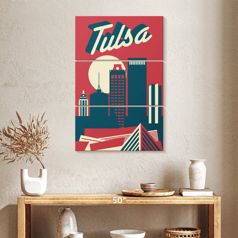 Tulsa, H 32 po x l 20 po