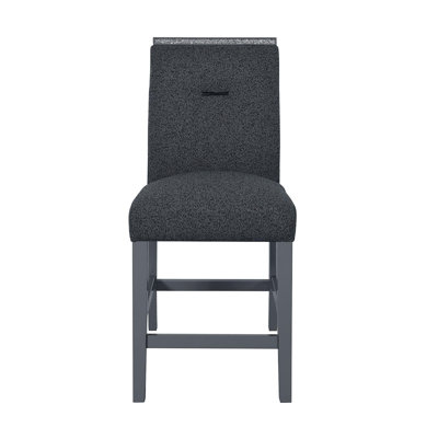 ARIYA DARK GREY BAR STOOLS 2PK