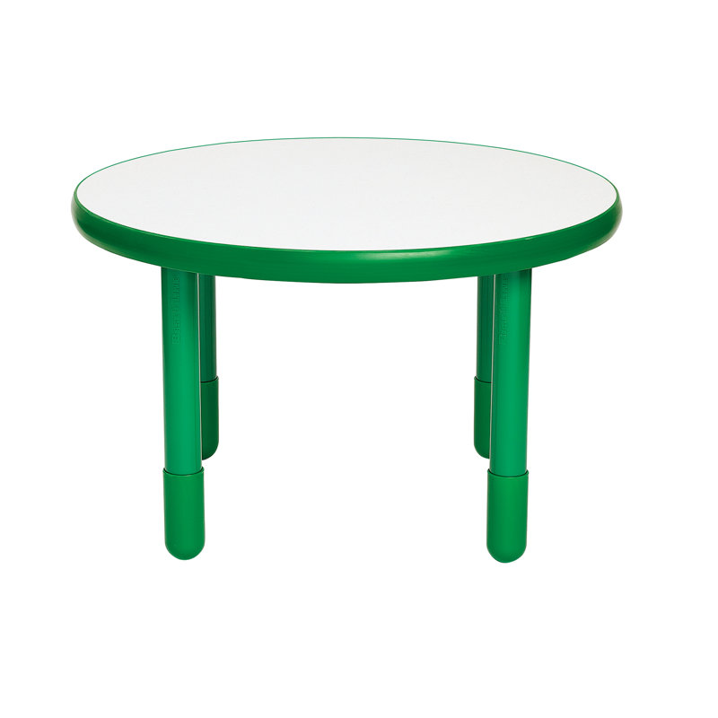 BASELINE 36"Dia Round Table, Candy Apple Red, 22" H x 36" L x 36" W