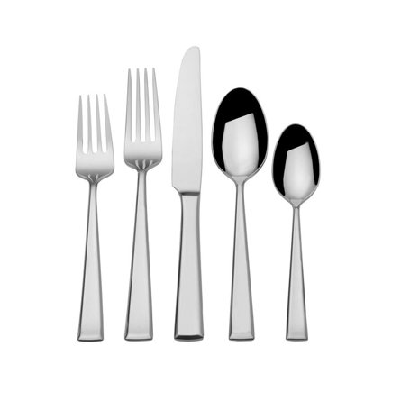 Essex 45-Piece 18/10 Stainless Steel Flatware Set, Service For 8