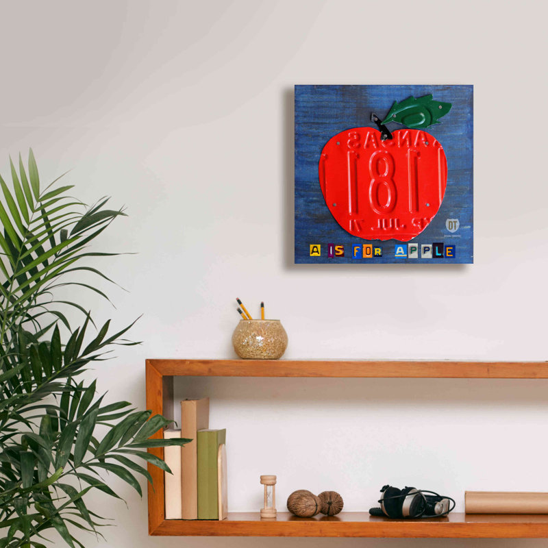 «Apple» par Design Turnpike, H 12 po x l 12 po x P 0,75 po