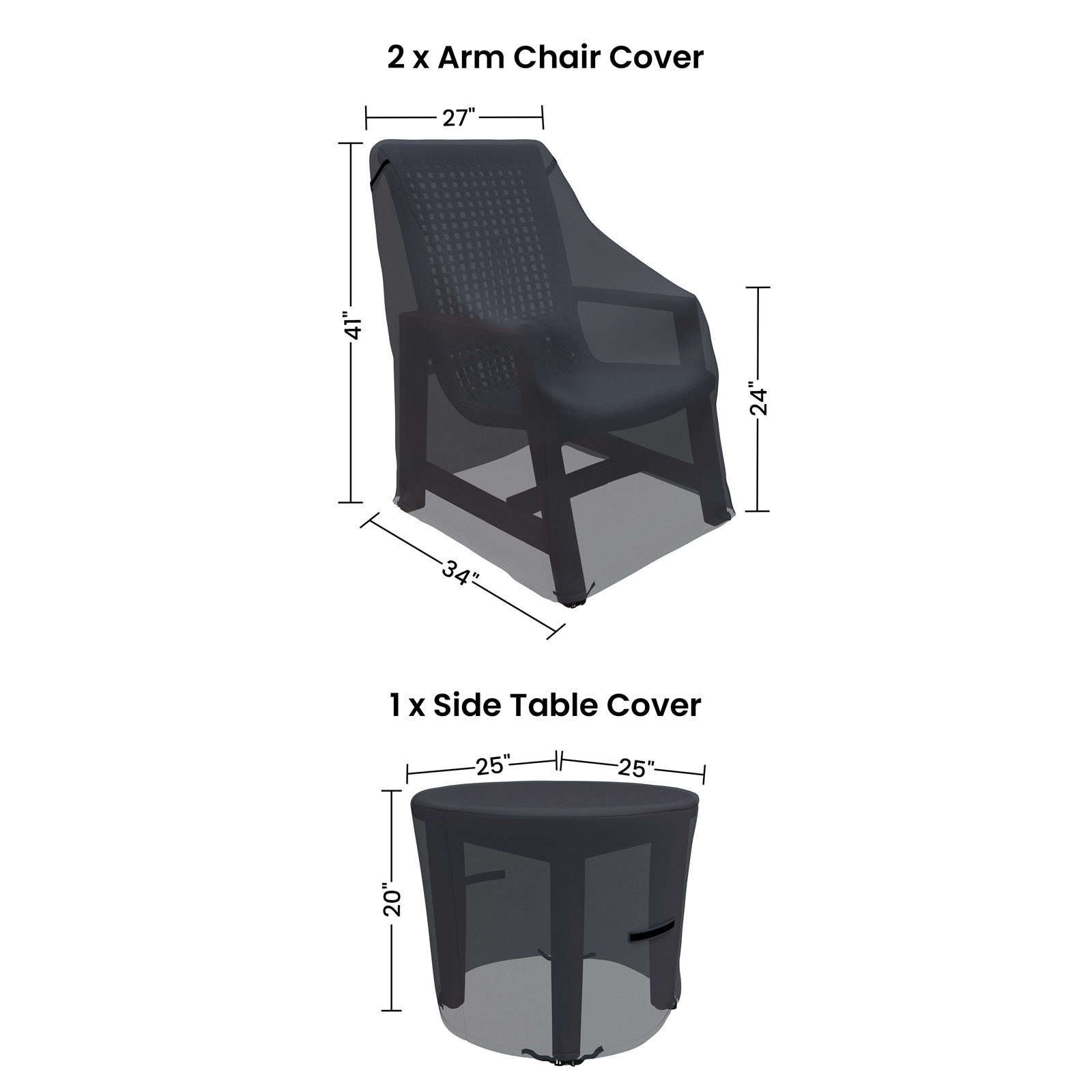Teak Seating Patio Set Cover