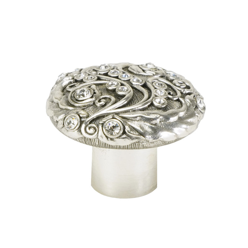 ASSORTED Designer Knob, Burnished Silver