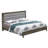 Stylish Gray Full Bed With Functionality