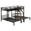 Galilhai Kids Twin Over Twin & Twin Bunk Bed