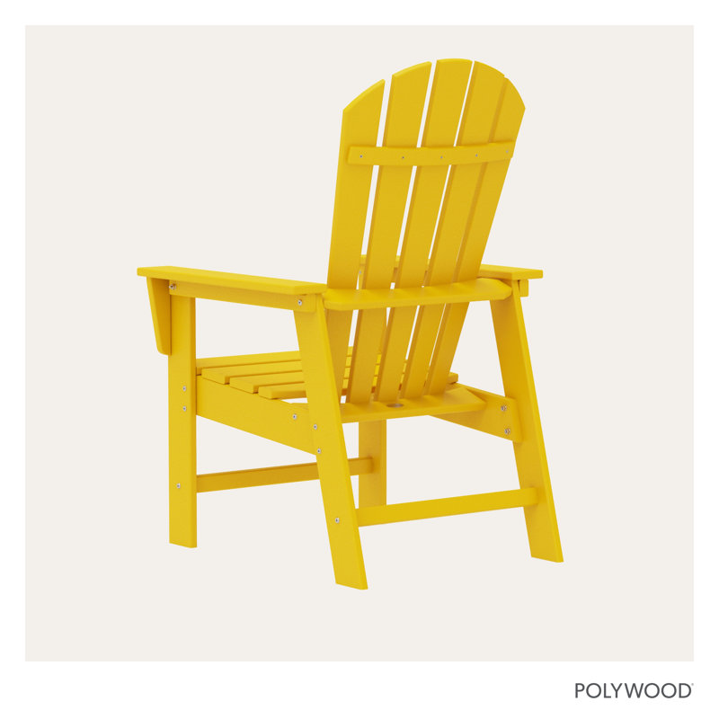 POLYWOOD South Beach Casual Chair, Lemon