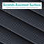 Annamary Black Polyethylene Plastic Yard/Privacy Fence-1083133730