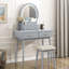 Magnifique commode avec miroir et tabouret avec tiroirs de rangement-116127567