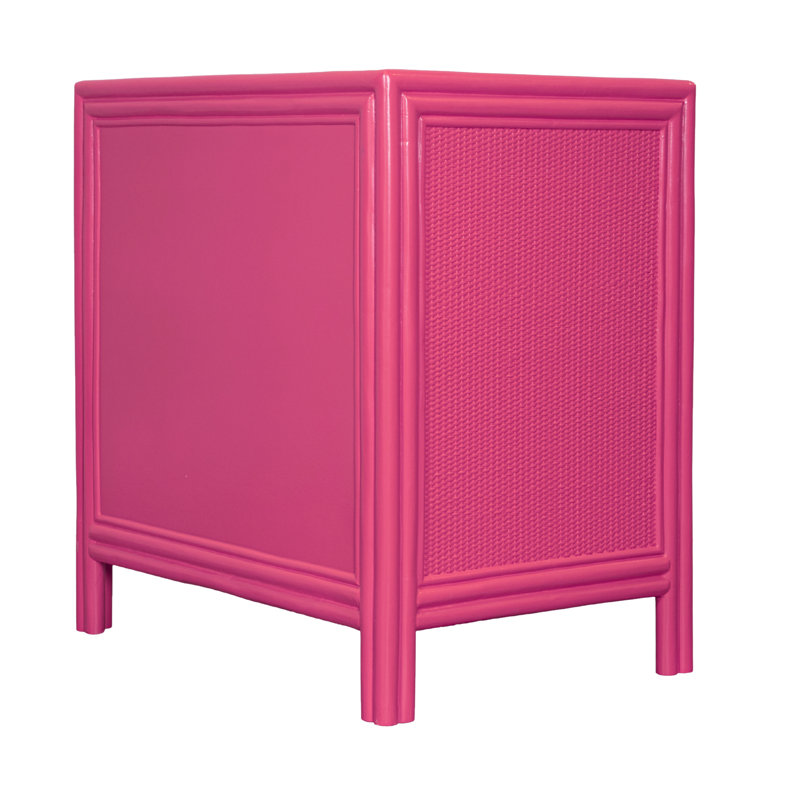 Aruba 1 - Drawer Nightstand, Hot Pink