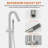 Single-Handle Freestanding Tub Faucet With Hand Shower Brass Floor Mount Tub Filler-108044599