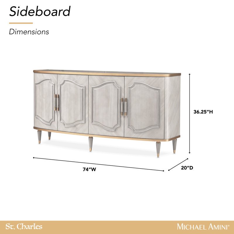 St. Charles Sideboard - Dove Gray