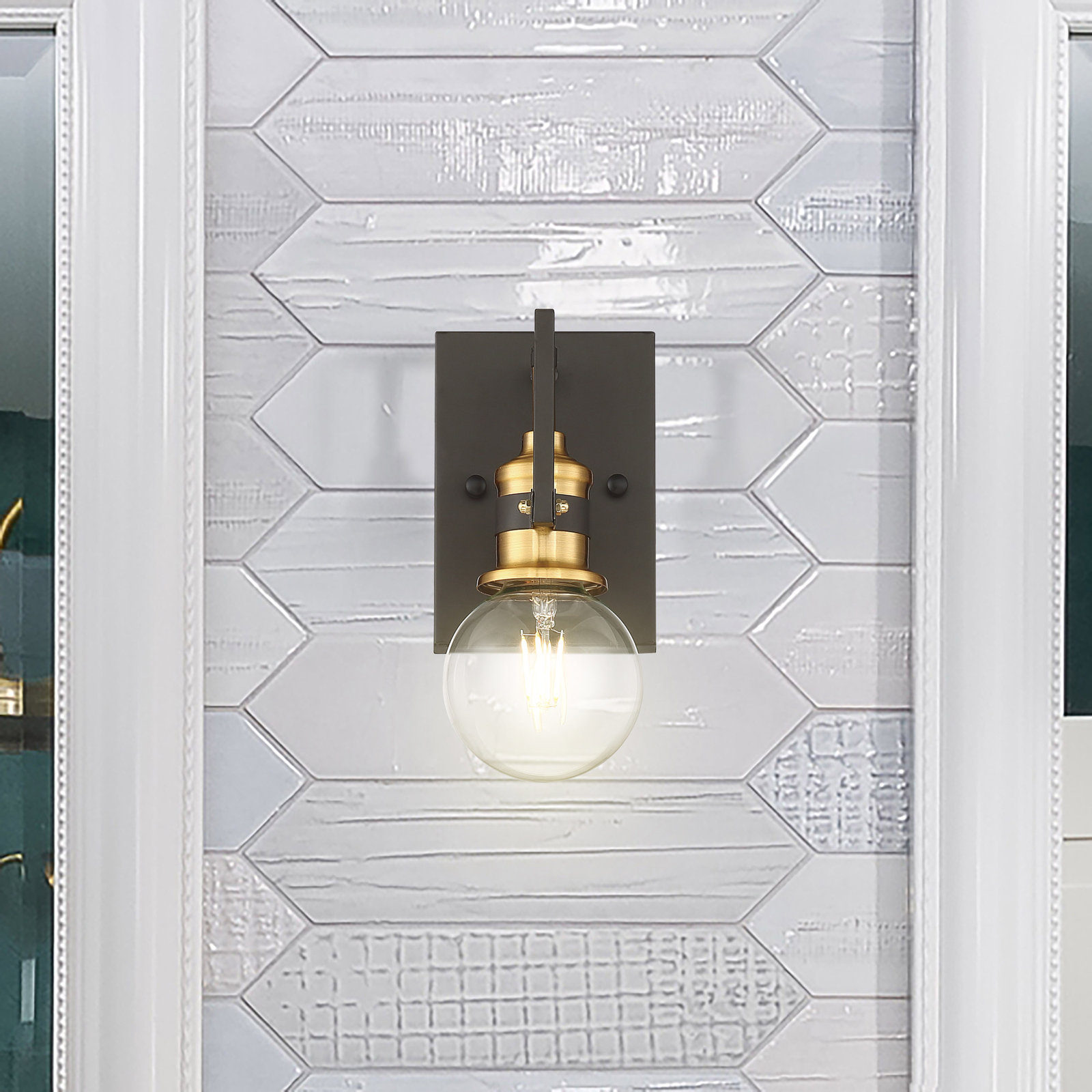 Tommie Single Dimmable Bath Sconce
