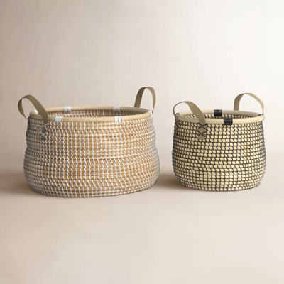 Handmade Seagrass Storage Bin