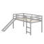 Lit mezzanine multifonctionnel avec glissade-111516685