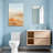 Abstract Desert Dunes Under Soft Sky Light-865264421