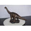 Statue en bronze de dinosaure Brontosaurus sur base en marbre - Taille: L 26 po x l 10 po x H 16 po.