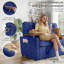Canapé-lit 46 po escamotable pliant, petit canapé-lit convertible avec table d'appoint et port USB latéral-472535117