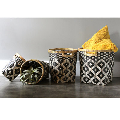 Bungalow Rose Bamboo Basket