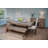 Clete Pine Solid Wood Dining Table-1602204550