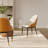 Modern 8 People Dining Room Set, Pre-Assembly Rectangular Dining Table, Sintered Stone Tabletop & Trestle Pedestal, Upholstered PU Leather Chairs-486993019-486992996-487453376