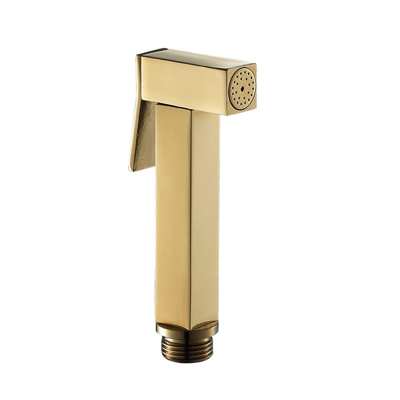 Devon Bidet Sprayer - Wall Mount - 4" Brass/Matt Black, Satin Brass