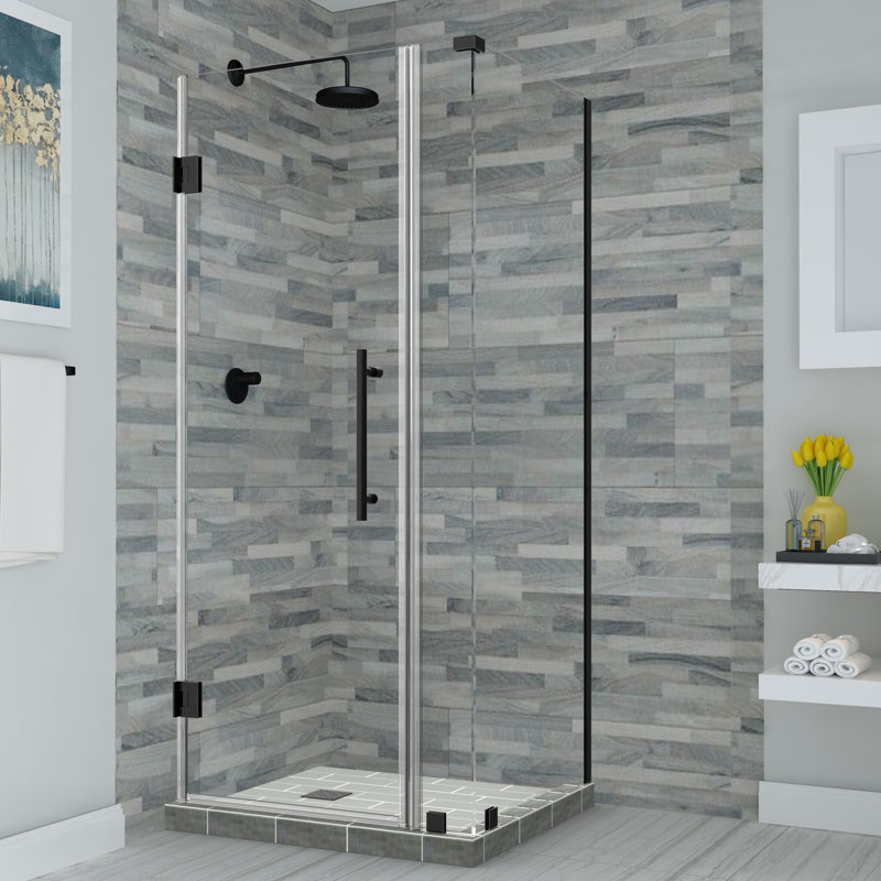 Bromley 36" x 72" Rectangle Hinged Shower Enclosure
