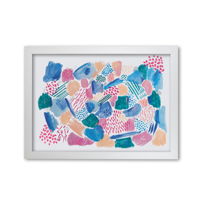 Mark Making Pattern 1 Piece Wall Art