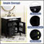 Meuble-lavabo moderne de 30 po avec lavabo supérieur, grand rangement et tiroir rabattable pour une organisation efficace-2143998292