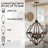 Estefanita 6 - Light Dimmable Geometric Chandelier-980042189