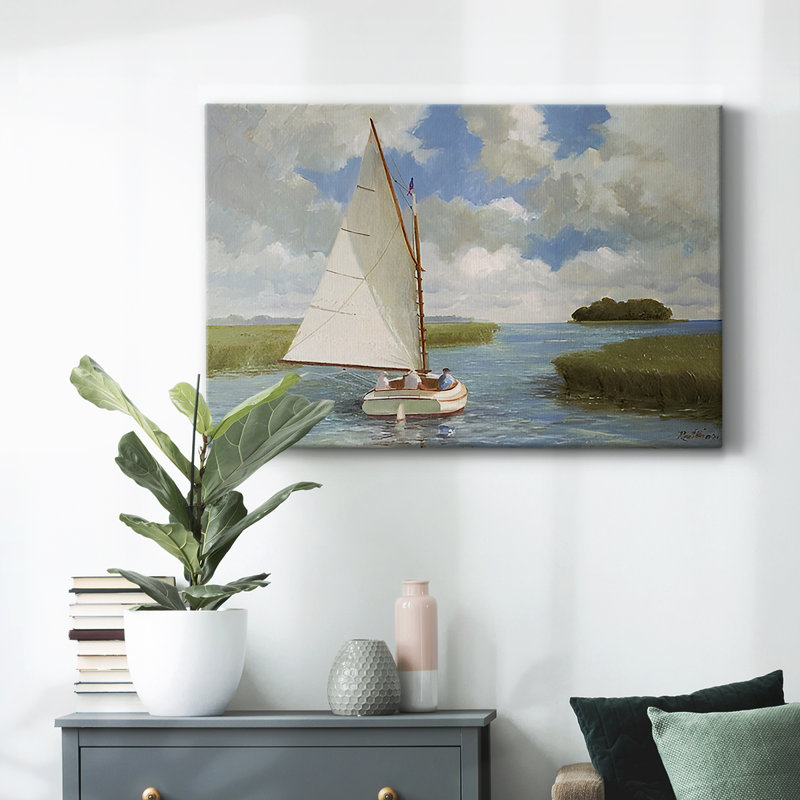 Vintage Nautical-XIX, reproduction d'art sur toile, H 19 po x l 28 po
