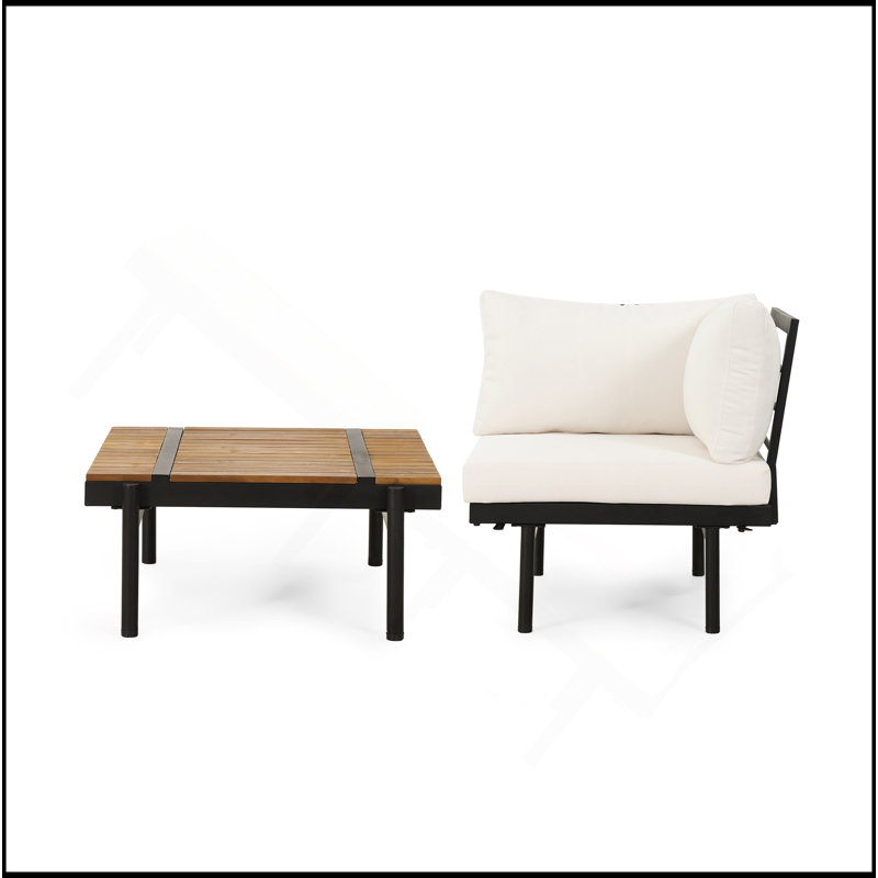 SOFA COIN + TABLE BASSE
