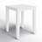 Lilah White Aluminum Side Table