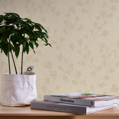 Fusion Floral Trail Motif 32.97' L x 20.87" W Wallpaper Roll
