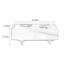 Table basse simple en noyer