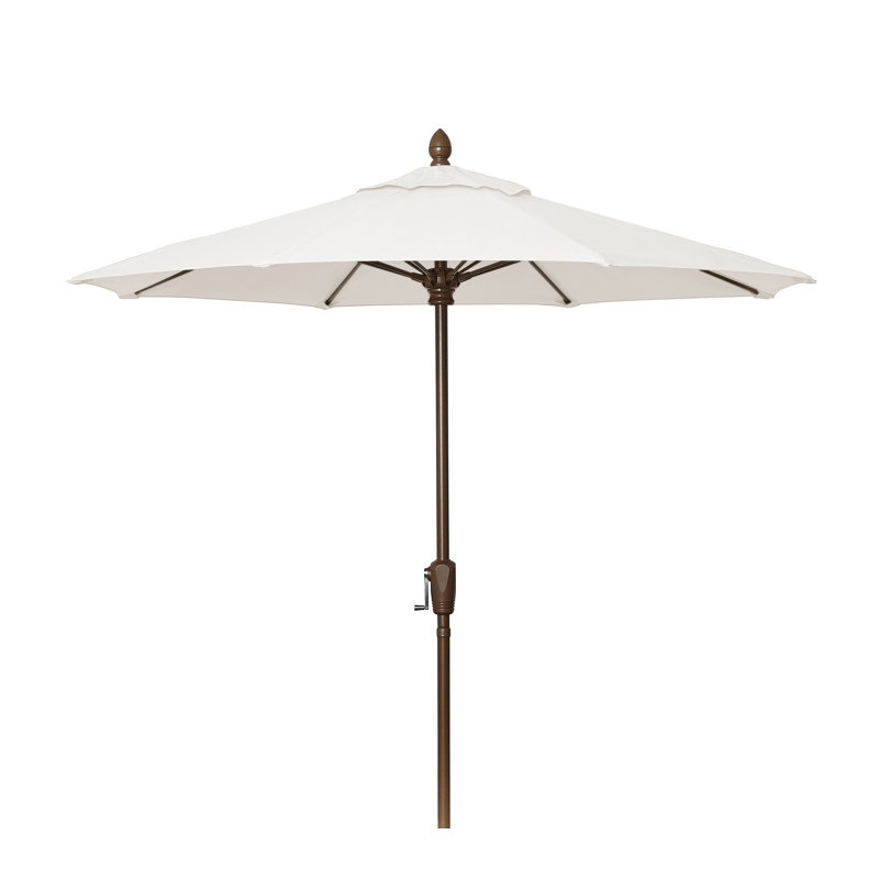 Parasol de marché, Blanc, Brown