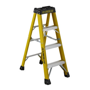 4 ft. Fiberglass Step Ladder with 300 lbs. Load Capacity Type IA Duty Rating