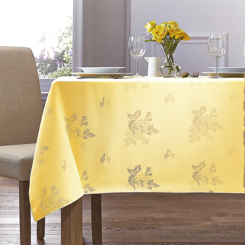 Allgood Tablecloth, 89 cm L x 89 cm W, Lemon