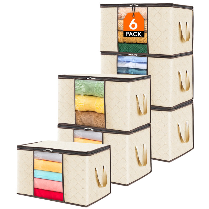 Manufactured Wood Clothing Rack Covers, Beige
