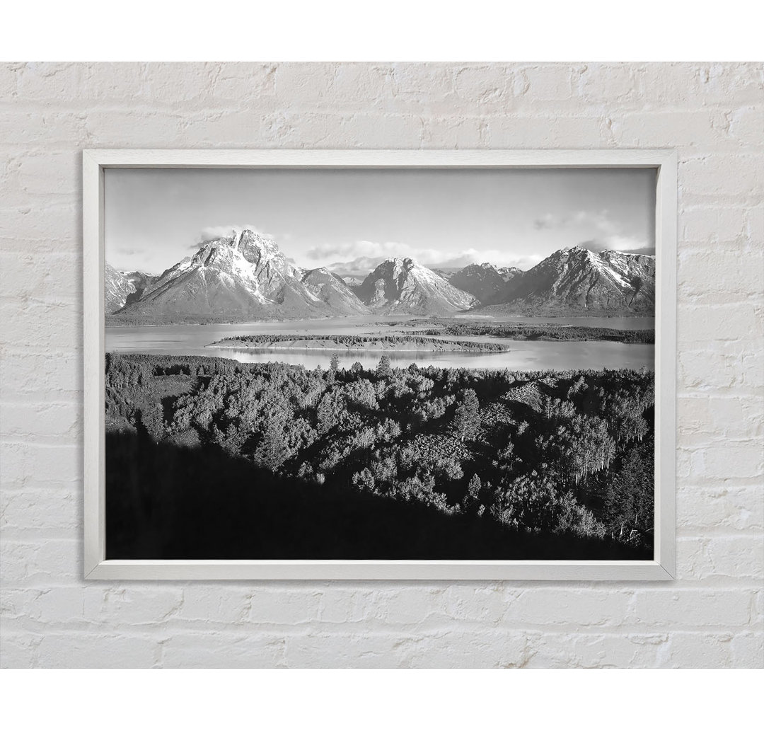 Ansel Adams Signal Hill In Grand Teton Wyoming - Einzelbildrahmen Kunstdrucke auf Leinwand