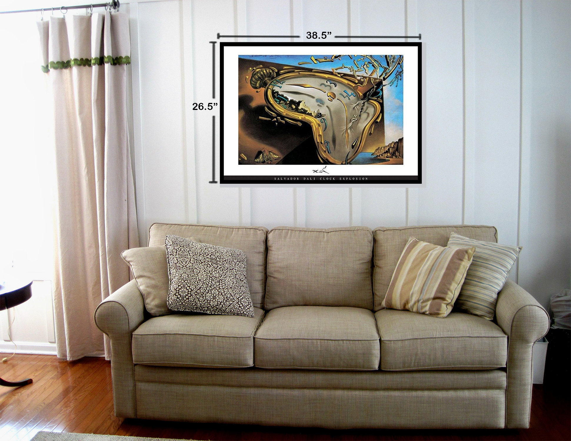Vault W Artwork 'Clock Explosion' by Salvador Dali Framed Graphic Art Print  \u0026 Reviews | Wayfair, image size:1941x1500