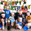 Articles de fête d'anniversaire ninja, 66 pièces de vaisselle décorations de fête ninja