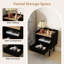 41cm W Metal Bedside Table-1091364584