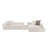 Amara Modern Sectional Sofa with Wood Panel