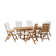 Boothe 6 Seater Dining Set with Cushions