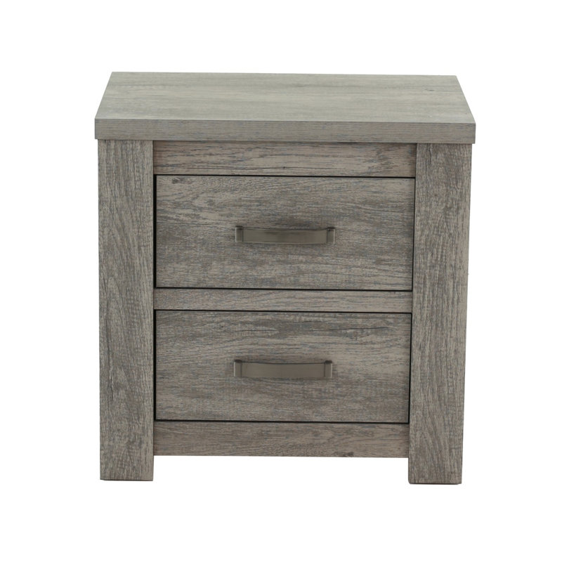 Table de chevet 1 pièce, Gris clair