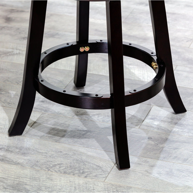 Deriah large, Gris foncé, Tabouret de bar (siège d'une hauteur de 30 po), Tissu gris / cadre noir