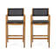 Tabouret de bar d'extérieur 30 po Acacia